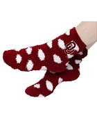 Oklahoma Sooners Polka Dot Womens Quarter Socks