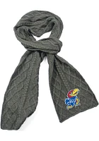 Kansas Jayhawks Cable Knit Womens Scarf