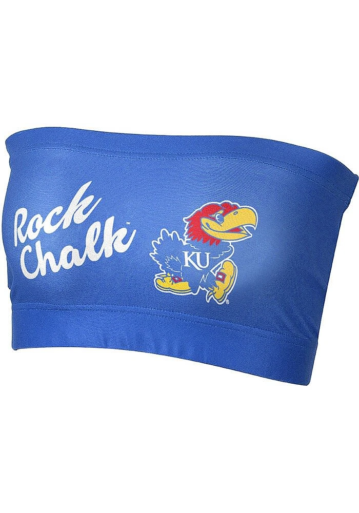 Kansas Jayhawks Womens Blue Crew Tank Top