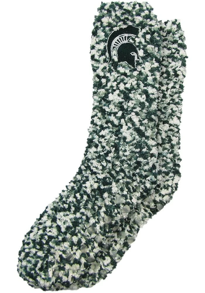 Michigan State Spartans Marled Womens Quarter Socks