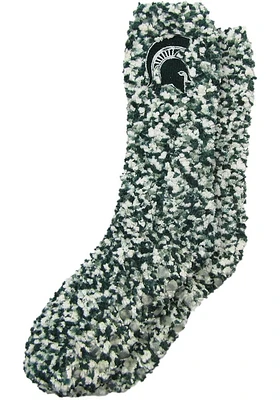 Michigan State Spartans Marled Womens Quarter Socks
