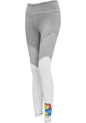 Kansas Jayhawks Womens Grey Fade Pants