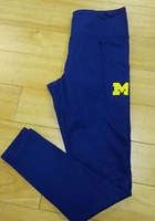 Michigan Wolverines Womens Blue Pocket Pants