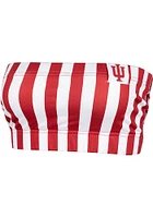 Indiana Hoosiers Womens Crimson Crew Bandeau Tank Top