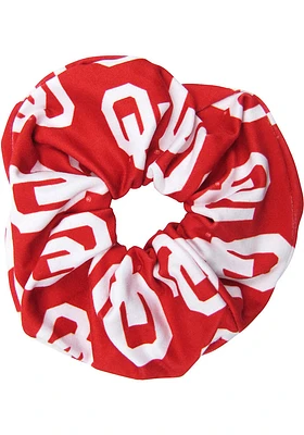 Oklahoma Sooners Stacked Womens Hair Scrunchie