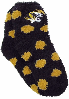 Missouri Tigers Polka Dot Youth Quarter Socks