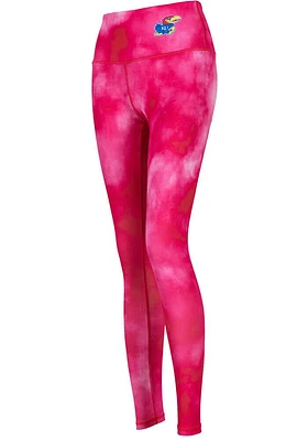 Kansas Jayhawks Womens Red Sublimated Pants