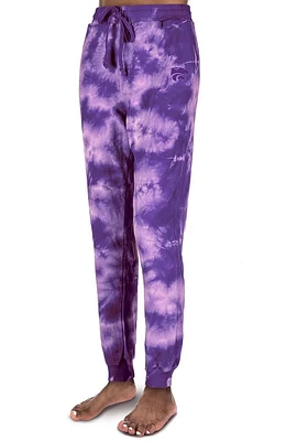 K-State Wildcats Womens Cloud Dye Purple Sweatpants