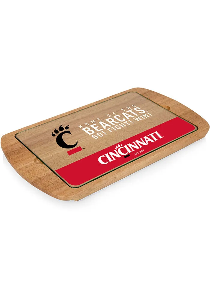 Cincinnati Bearcats Billboard Glass Top Serving Tray