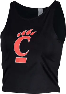 Cincinnati Bearcats Womens Cropped First Down Tank Top