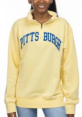 Pitt Panthers Womens Sport Fleece Qtr Zip