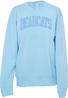 Cincinnati Bearcats Womens Light Blue Sport Crew Sweatshirt