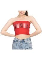 Louisville Cardinals Womens Red Tube Top Tank