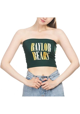 Baylor Bears Womens Green Tube Top Tank