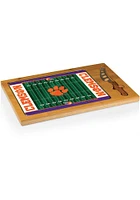 Clemson Tigers Icon Glass Top Cutting Board