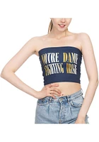 Notre Dame Fighting Irish Womens Navy Blue Tube Top Tank