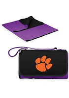 Clemson Tigers Outdoor Picnic Fleece Blanket - Purple