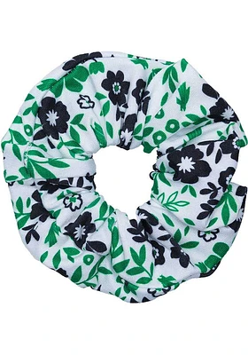 North Texas Mean Green Floral Womens Hair Scrunchie