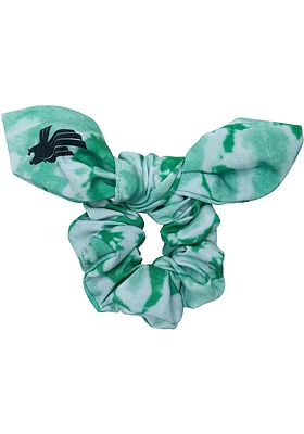 North Texas Mean Green Vapor Knot Womens Hair Scrunchie