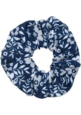 Xavier Musketeers Floral Womens Hair Scrunchie