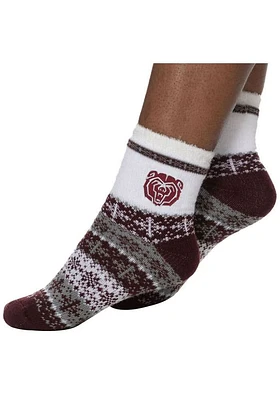 Missouri State Bears Holiday Team Color Womens Quarter Socks