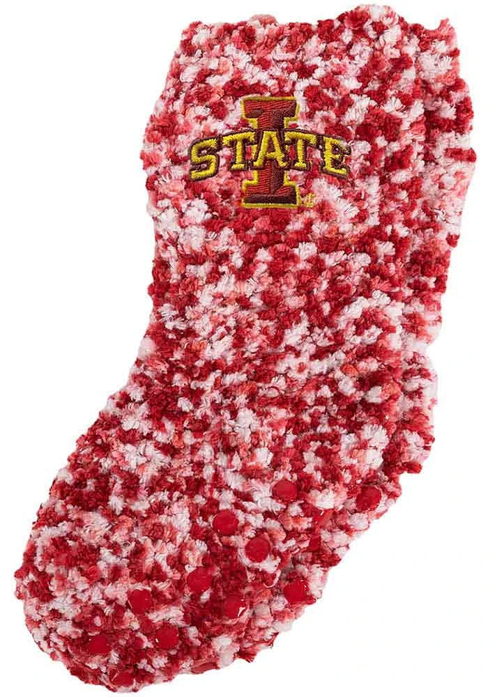 Iowa State Cyclones Red Marled Slipper Youth Crew Socks
