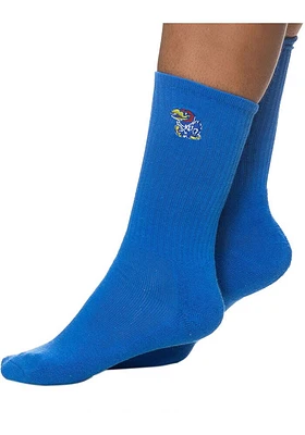 Kansas Jayhawks Mid Calf Womens Crew Socks