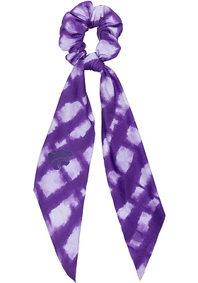 K-State Wildcats Shibori Scarf Womens Hair Scrunchie