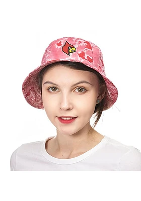 Louisville Cardinals Red Vapor Bucket Mens Bucket Hat
