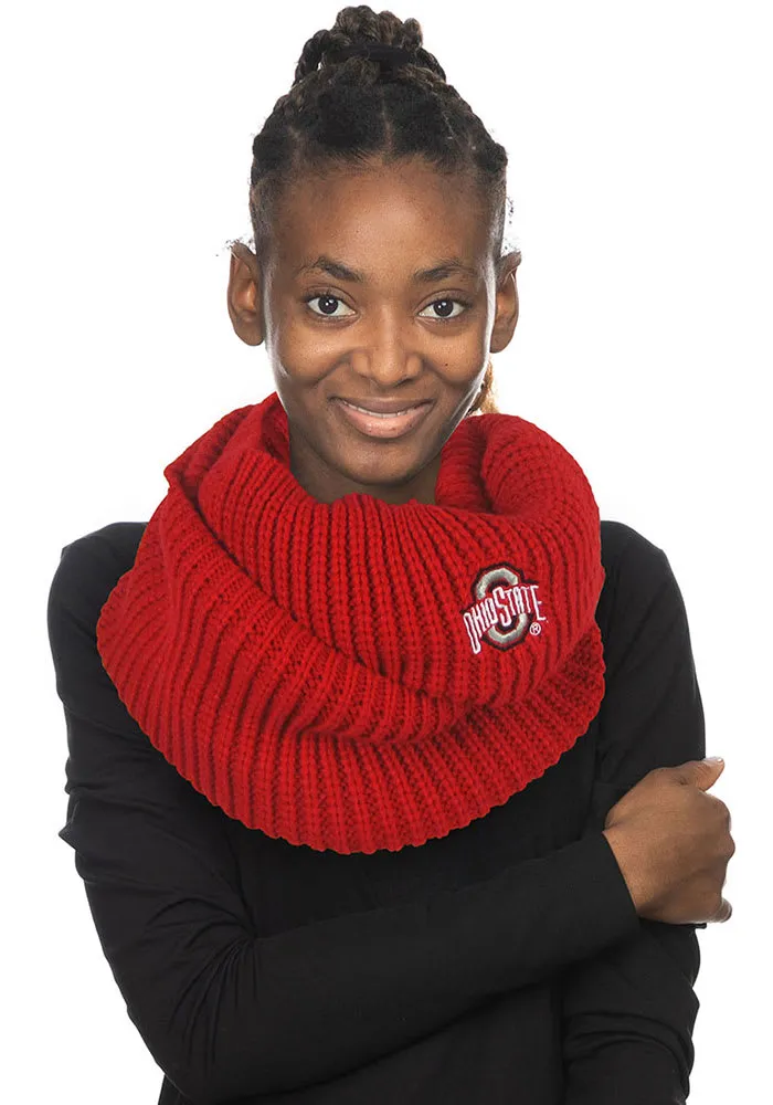 Ohio State Buckeyes Knit Cowl Womens Scarf