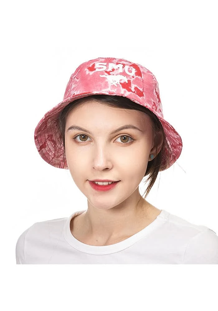 SMU Mustangs Red Vapor Bucket Mens Bucket Hat