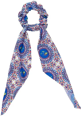 Kansas Jayhawks Bursts Scarf Womens Hair Scrunchie
