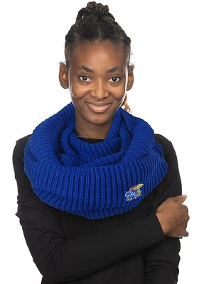 Kansas Jayhawks Knit Cowl Womens Scarf