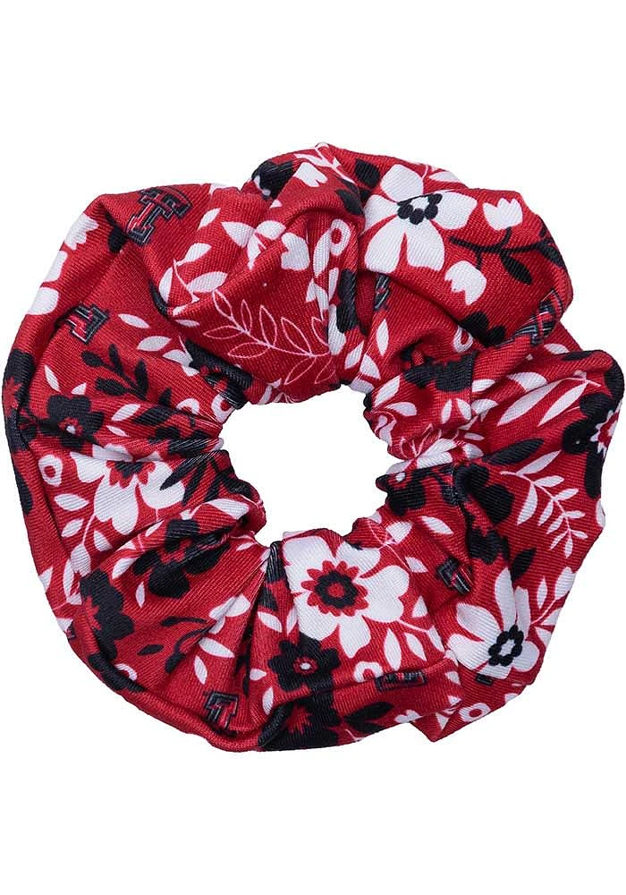 Texas Tech Red Raiders Floral Womens Hair Scrunchie