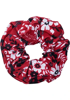 Texas Tech Red Raiders Floral Womens Hair Scrunchie