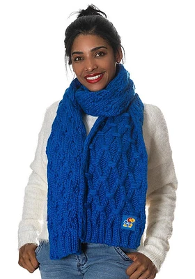 Kansas Jayhawks Chunky Knit Womens Scarf