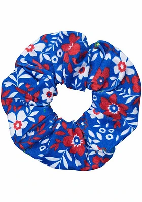 Kansas Jayhawks Floral Womens Hair Scrunchie