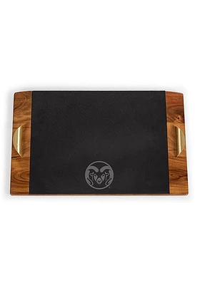 Colorado State Rams Covina Slate Serving Tray
