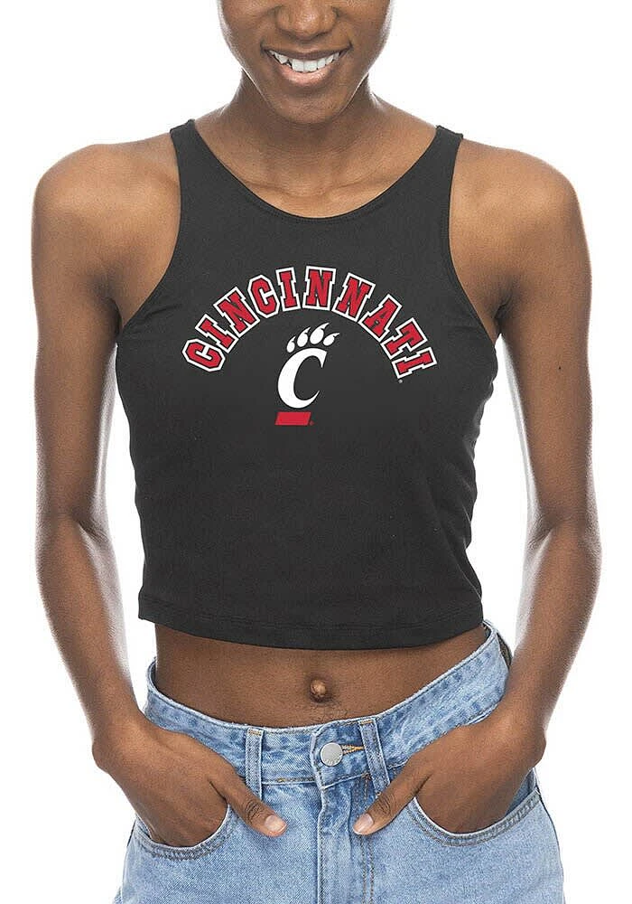 Cincinnati Bearcats Womens Black First Down Tank Top