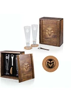 Colorado State Rams Pilsner Beer Glass Drink Set