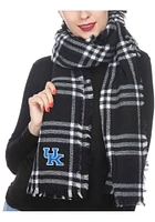 Kentucky Wildcats Plaid Blanket Design Womens Scarf