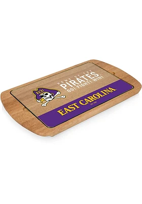 East Carolina Pirates Billboard Glass Top Serving Tray