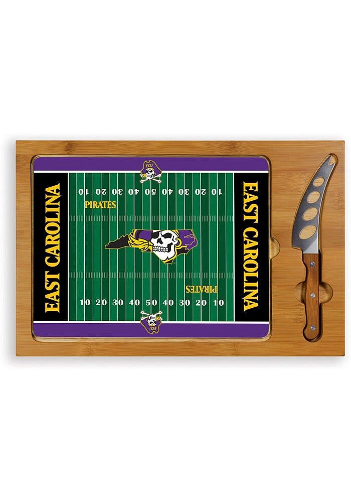 East Carolina Pirates Icon Glass Top Cutting Board