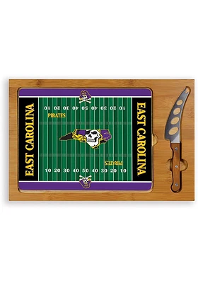 East Carolina Pirates Icon Glass Top Cutting Board