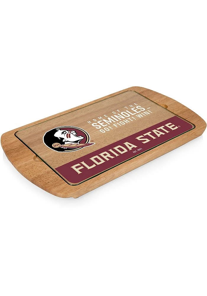 Florida State Seminoles Billboard Glass Top Serving Tray