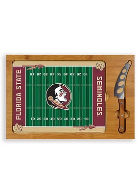 Florida State Seminoles Icon Glass Top Cutting Board