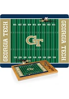 GA Tech Yellow Jackets Icon Glass Top Cutting Board