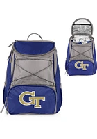 Picnic Time GA Tech Yellow Jackets Blue PTX Cooler Backpack
