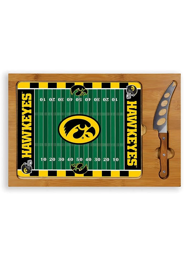 Iowa Hawkeyes Icon Glass Top Cutting Board