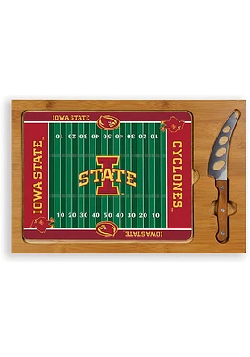 Iowa State Cyclones Icon Glass Top Cutting Board